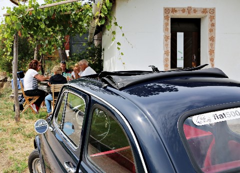Fiat 500 Tour für Paare in die Weinberge